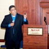 Carlos speaking at CreateToLaunch Event at Mariott