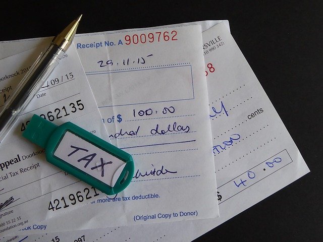 Tax Charity Donation Receipt 